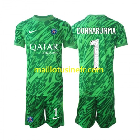 Maillot de Foot Paris Saint-Germain Gianluigi Donnarumma 1 Extérieur Gardien 2024-25 - Enfant